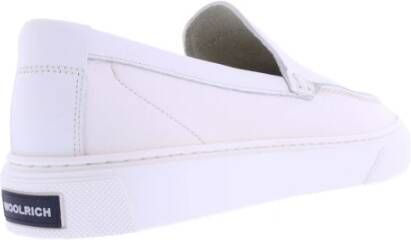 Woolrich Heren Boat Shoe Nappa White Heren