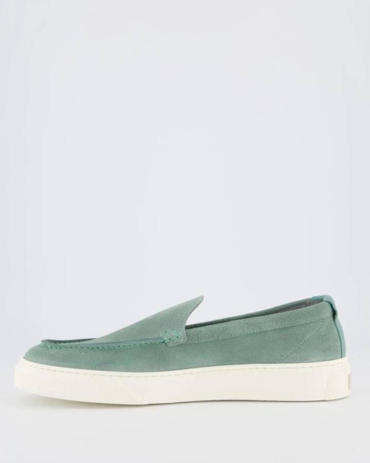 Woolrich Heren Boat Slip On Loafer Groen Green Heren