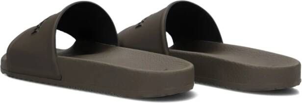 Woolrich Heren Slide Eva Strand Slippers Black Heren