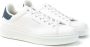 Woolrich Italiaans gemaakte leren sneakers White Heren - Thumbnail 2