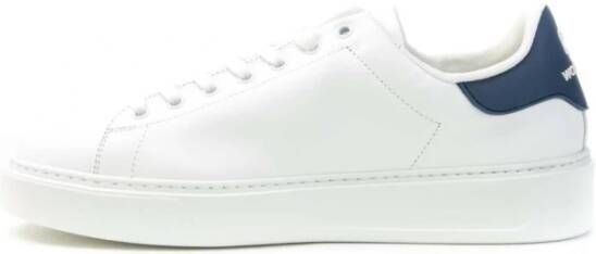 Woolrich Italiaans gemaakte leren sneakers White Heren