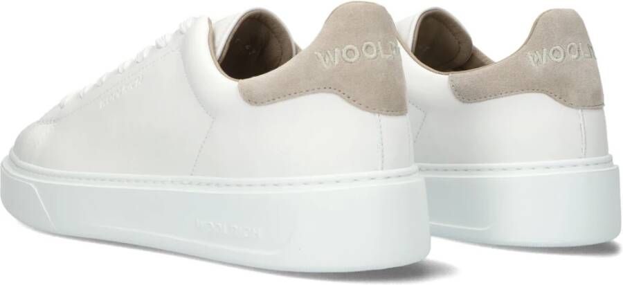 Woolrich Klassieke Court Heren Sneakers Wit White Heren