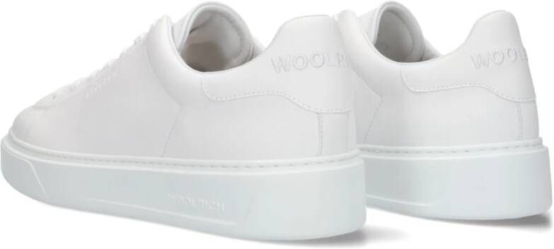 Woolrich Klassieke Court Man Sneakers White Heren