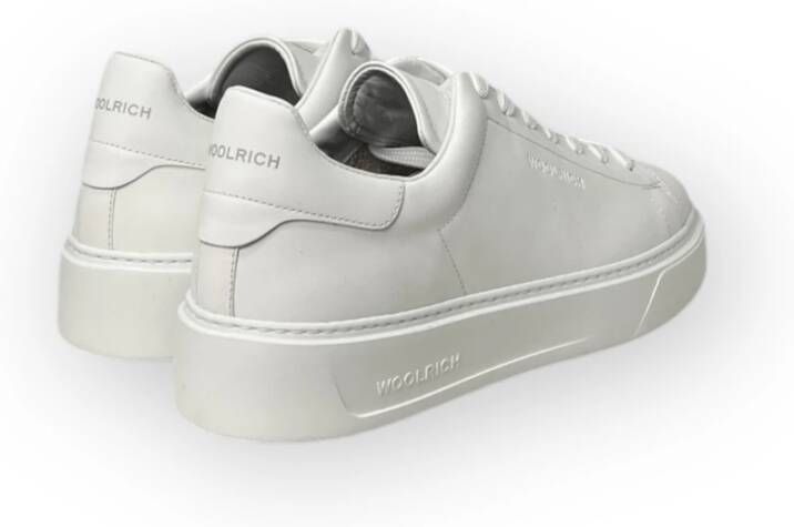 Woolrich Klassieke Court Sneakers White Heren