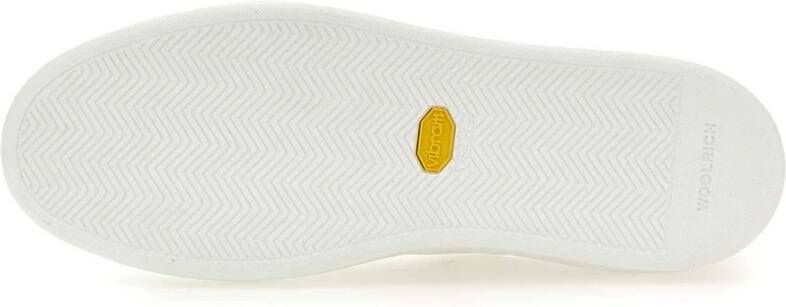 Woolrich Leren Witte Sneakers White Heren