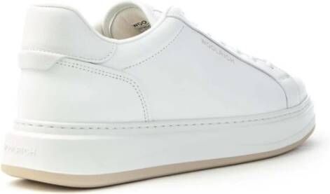 Woolrich Moderne Sneakers met Contrast Patch White Heren