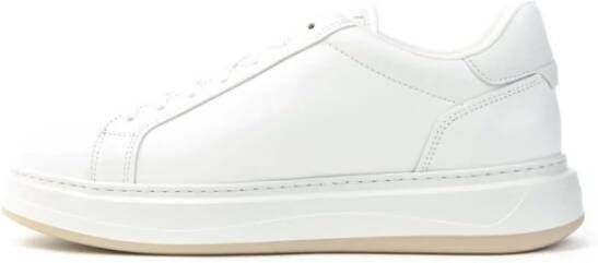 Woolrich Moderne Sneakers met Contrast Patch White Heren