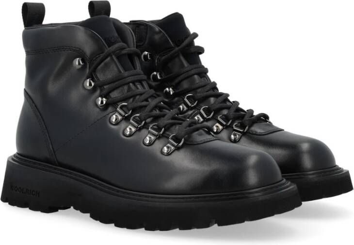 Woolrich Stadswandelboot Kalf Nero Black Heren