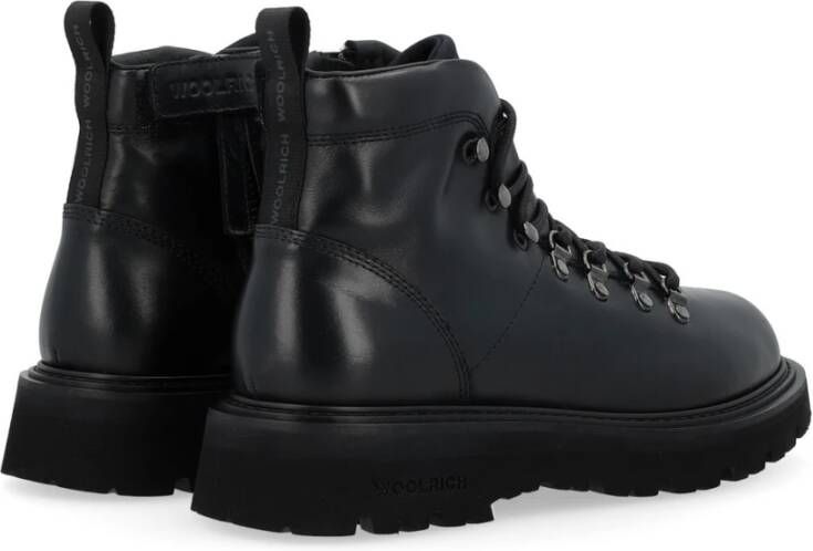 Woolrich Stadswandelboot Kalf Nero Black Heren