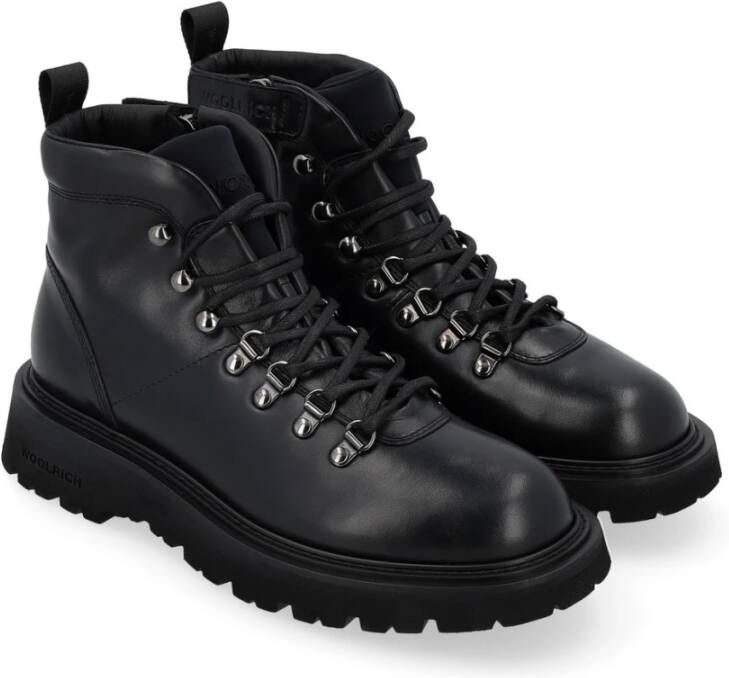 Woolrich Stadswandelboot Kalf Nero Black Heren