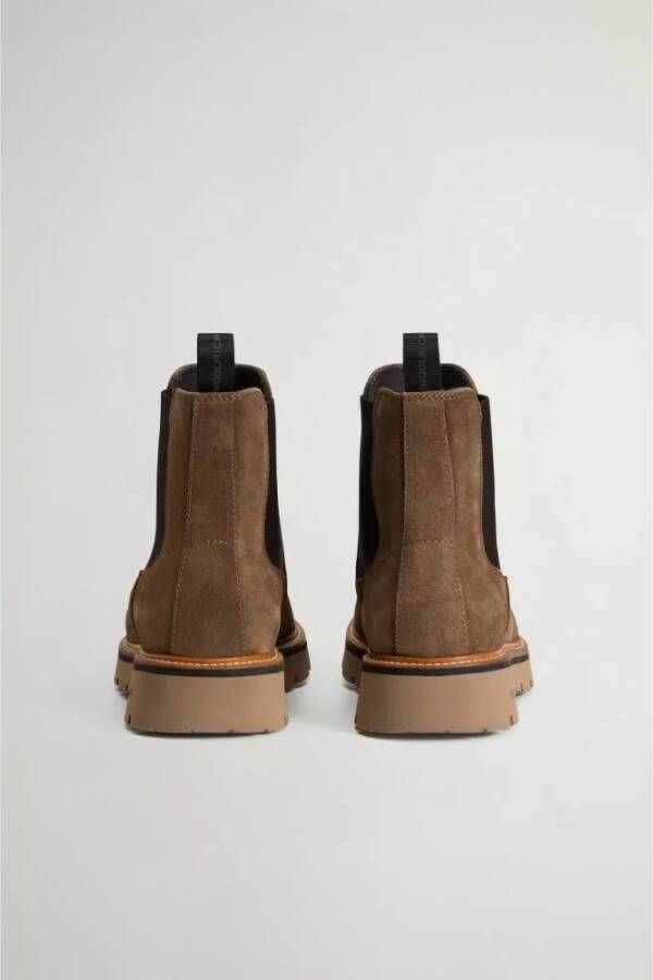 Woolrich Suede Chelsea Laarzen Brown Heren