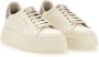 Woolrich Witte Leren Sneakers met Grijze Profielen White Dames - Thumbnail 6