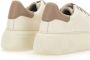 Woolrich Witte Leren Sneakers met Grijze Profielen White Dames - Thumbnail 12