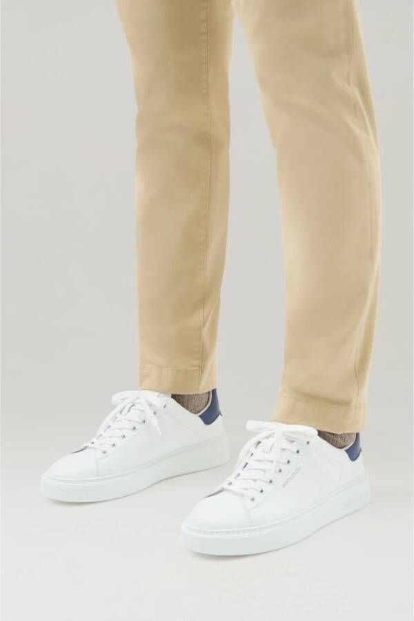 Woolrich Witte Sneakers voor Schoeisel White Heren