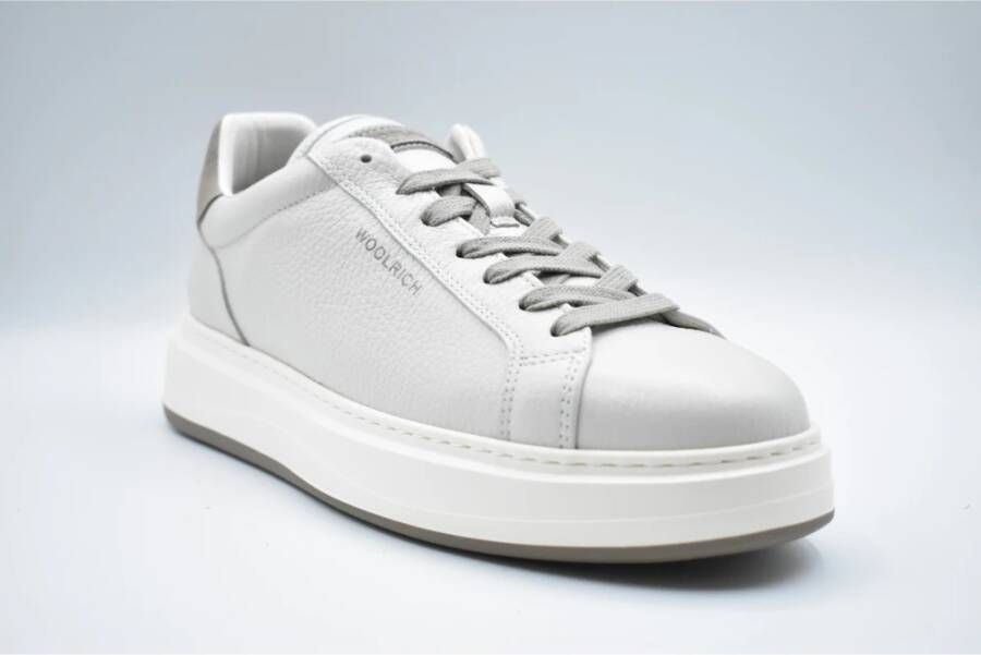 Woolrich Witte Veterschoenen voor Mannen White Heren