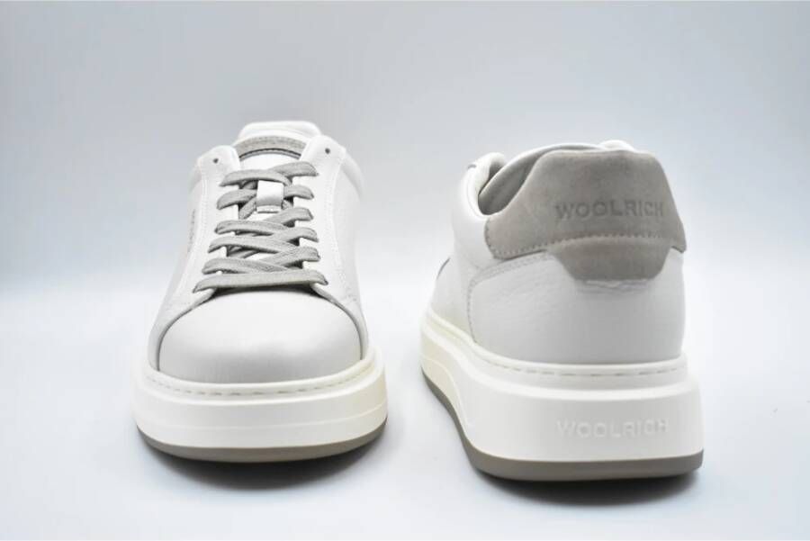 Woolrich Witte Veterschoenen voor Mannen White Heren