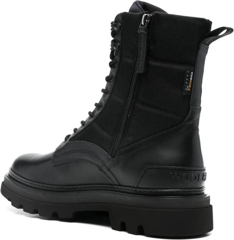 Woolrich Zwarte Combat Boot Black Heren