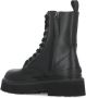 Woolrich Zwarte Leren Laarzen met Rubberen Zool Black Dames - Thumbnail 4