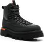 Woolrich Zwarte leren veterschoenen Black Heren - Thumbnail 3