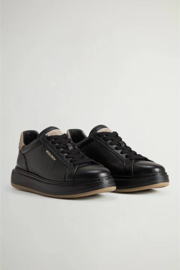 Woolrich Zwarte Sneakers voor Mannen Black Heren