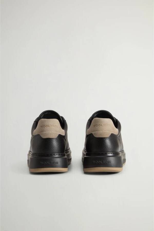 Woolrich Zwarte Sneakers voor Mannen Black Heren