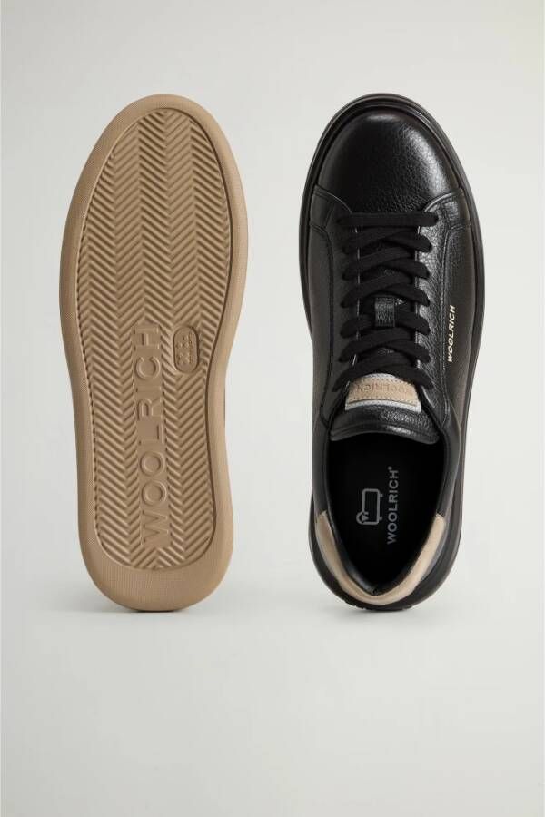 Woolrich Zwarte Sneakers voor Mannen Black Heren