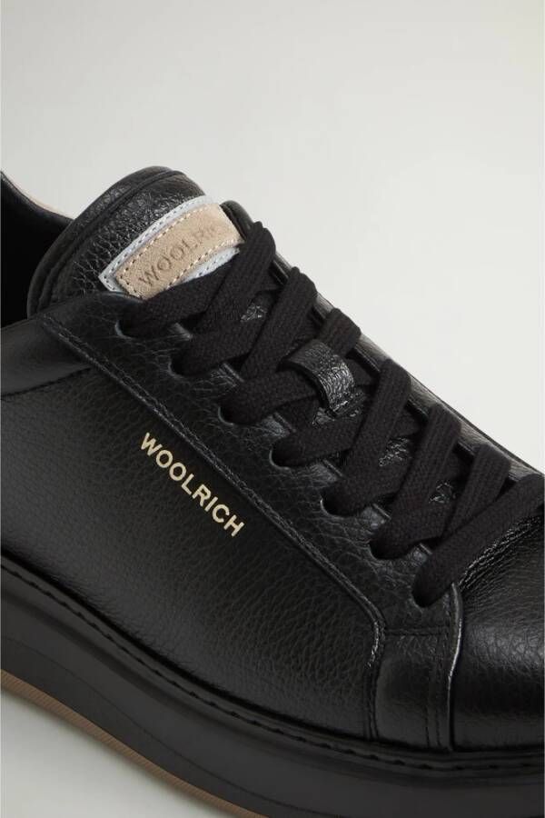 Woolrich Zwarte Sneakers voor Mannen Black Heren