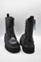 Woolrich Zwarte Veterschoenen Platte Schoenen Elegante Stijl Black Dames - Thumbnail 3