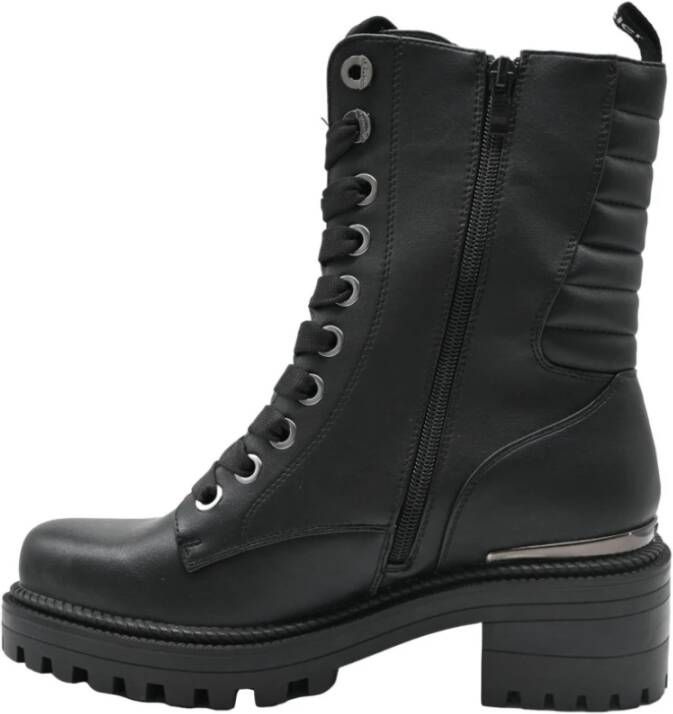 Wrangler Moto Hi Zwarte Laarzen Black Dames