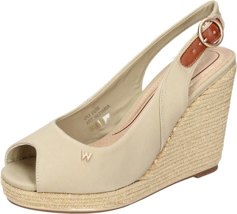 Wrangler Raval Sandalen in textiel voor vrouwen Beige Dames