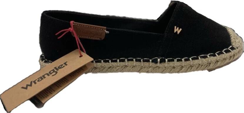 Wrangler Zomer Espadrilles voor Vrouwen Black Dames