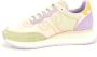 Wushu Ruyi Beige Roos Lilla Runner N. Multicolor Dames - Thumbnail 3