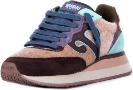 Wushu Ruyi Faux Fur Sneakers Multicolor Dames