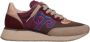 Wushu Ruyi Multicolor Stof Leren Sneakers Ronde Neus Multicolor Dames - Thumbnail 10