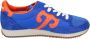 Wushu Ruyi Suede Heren Sneakers Blue Heren - Thumbnail 3