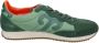 Wushu Ruyi Suede Heren Sneakers Green Heren - Thumbnail 3