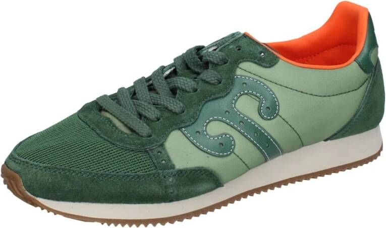 Wushu Ruyi Suede Heren Sneakers Green Heren