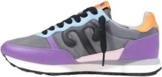 Wushu Ruyi Suede Leren Sneakers Dames Collectie Purple Dames