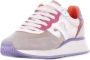 Wushu Ruyi Suède Logo Sneakers Rubberen Zool Multicolor Dames - Thumbnail 11