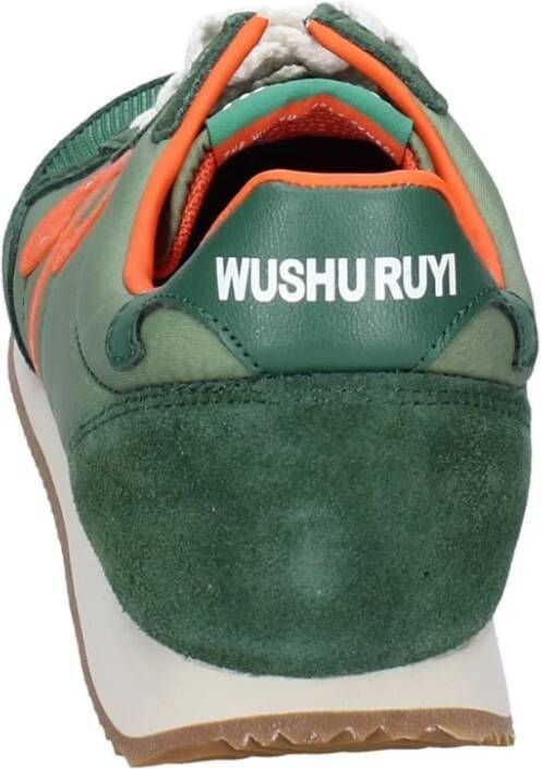 Wushu Ruyi Tiantan 04 Sneakers in textiel voor mannen Green Heren