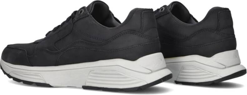 Xsensible Blauwe Suède Sneakers voor Dames Black Heren