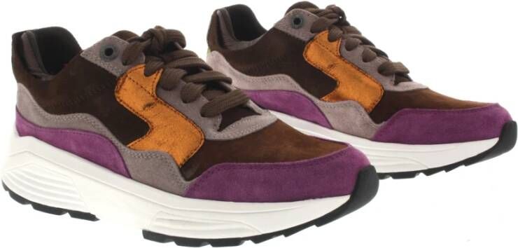 Xsensible Bruine Sneakers Multicolor Dames