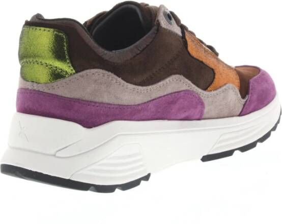 Xsensible Bruine Sneakers Multicolor Dames