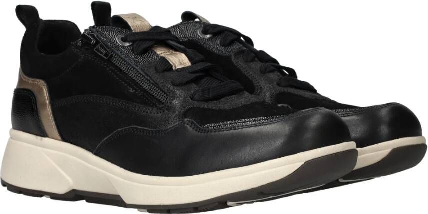 Xsensible Comfortabele Grenoble sneakers in zwart grijs Black Dames