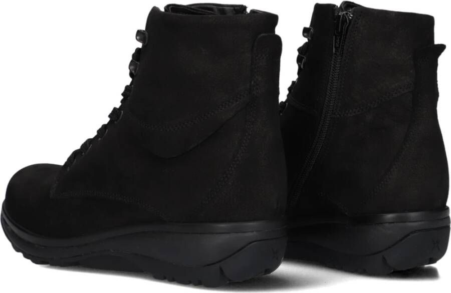 Xsensible Dames Hoge Sneakers Zwart Black Dames