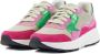 Xsensible Stretchwalker Sneaker Golden Gate Lady 33000.2786 GX Magenta Combi Roze Groen - Thumbnail 6