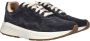 Xsensible Blauwe Leren Sneaker met Gevormd Voetbed en Verharde Hiel Blue Heren - Thumbnail 5