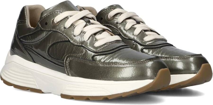 Xsensible Groene Leren Sneakers voor Dames Green Dames