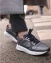 XSENSIBLE Lage Sneakers Dames Combi Met G Sneaker Maat: 40 Materiaal: Leer Kleur: Zilver - Thumbnail 6