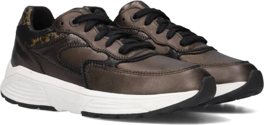 Xsensible Lage Sneakers Bruin Leer Brown Dames